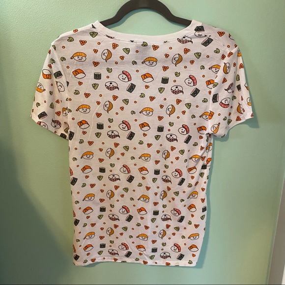Cartoon Sushi Oversized Tee - Picture 3 of 3